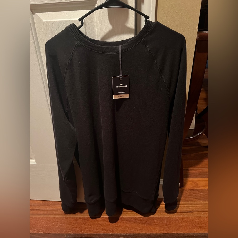 The Normal Brand Puremeso Everyday Crew size Medium in Black